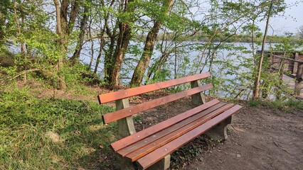 Karlsruhe Rheindamm Rheinauen Fermasee