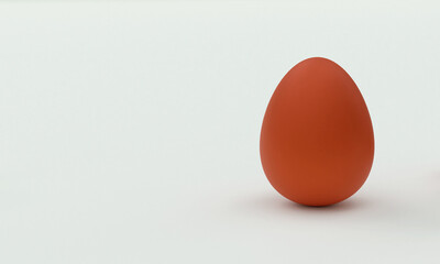 3d illustration, five eggs , 3d rendering