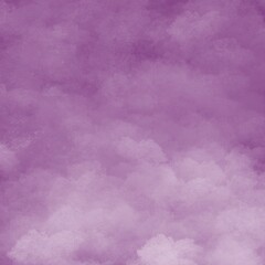 Cloudy dark violet sky, vintage purple watercolor texture for wallpaper.