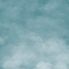 Obraz premium Cloudy blue sky, vintage watercolor texture for backgrounds.