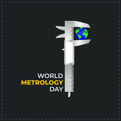 World Metrology Day concept. Template for background, banner, card, poster. vector illustration.