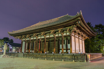 Obraz premium An old Japanese wooden temple