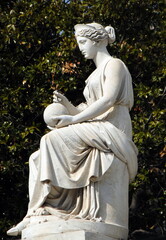 Obraz premium Gênes, Italie, bateaux, port, église, façades colorées, sculpture, grues