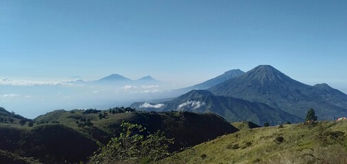 panorama of the mountains