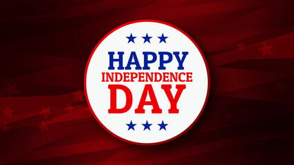 Fototapeta premium 4th july independence day United State Independence day Web banner Background