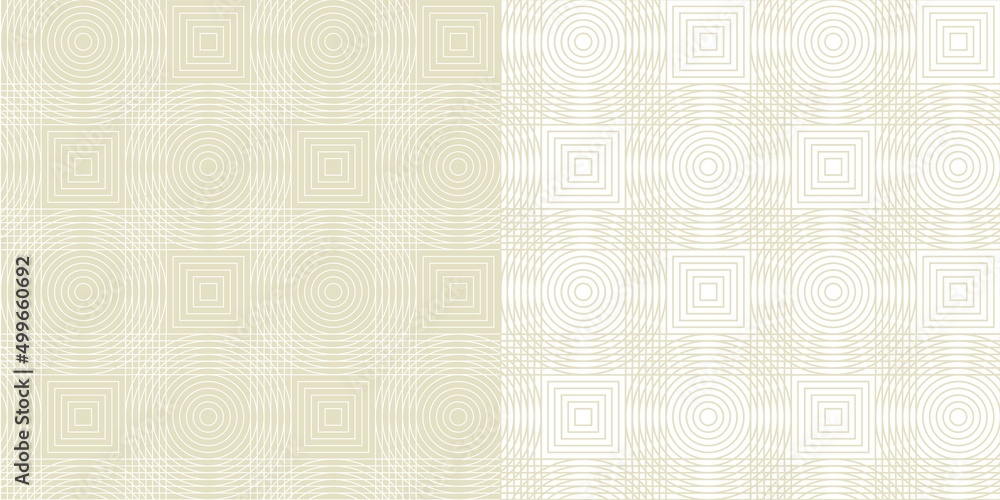 Wall mural modern minimal lines vector seamless pattern