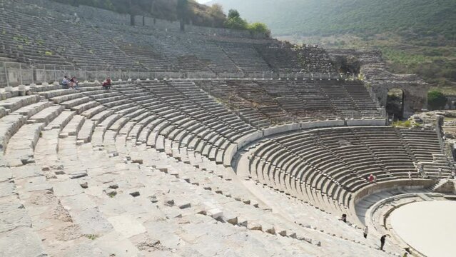 The Theatre of Ephesus (Efes) at Selcuk, Izmir Province, Turkey
