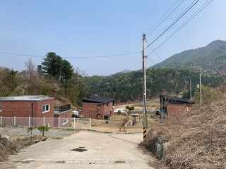 한국 가평 전원주택 단지, 마을 집들 / Korea Gapyeong Country Housing Complex, Village Houses 