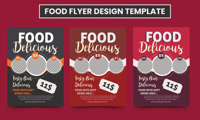 FOOD FLYER DESIGN TEMPLATE,DELICIOUS FOOD FLYER TEMPLATE, FOOD DESIGN