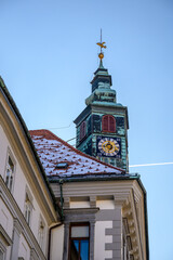 Fototapeta na wymiar Town hall of Ljubljana