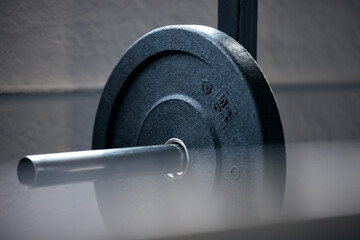 The more you lift, the lighter I get. Shot of a barbell in a gym. - obrazy, fototapety, plakaty