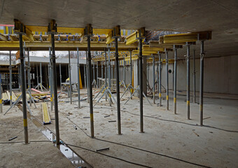 Housing construction on a building site Halle an der Saale