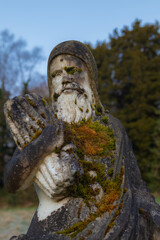 Old marble statue
