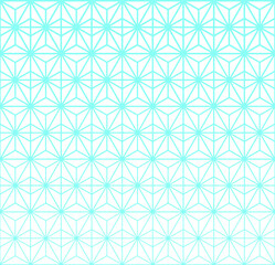 Blue halftone pattern on white background. Linear halftone backdrop. Isolated vector illustration on white background.