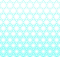 Light blue halftone pattern on white background. Linear halftone backdrop. Isolated vector illustration on white background.