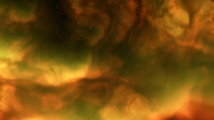 Realistic cosmos and color nebula. Colorful galaxy. 3d illustration