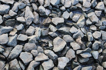 The background is made of gray stones. Natural background. Minimalism.