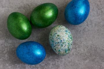 colorful eggs for easter
