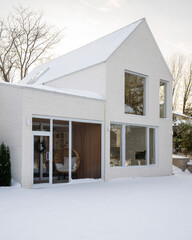 house in winter