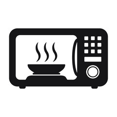 Microwave oven icon. Simple microwave oven icon for templates, web design and infographics.