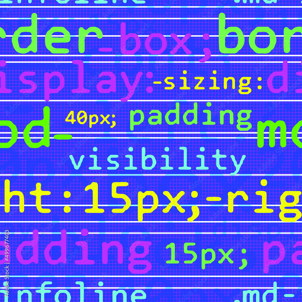 Poster abstract colorful font background. seamless vector pattern.