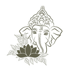 Lord Ganesha, vector