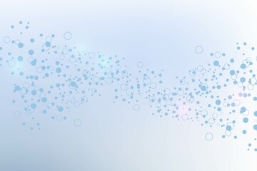 Structure molecule and communication. Dna, atom, neurons. Scientific concept for your design. Connected lines with dots. Medical, technology, chemistry, science background. Vector illustration