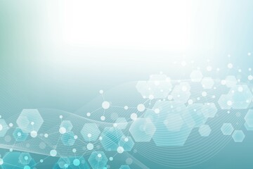 Modern futuristic background of the scientific hexagonal pattern. Virtual abstract background with particle, molecule structure for medical, technology, chemistry, science. Social network vector