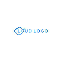 Cloud Logo vector design Template