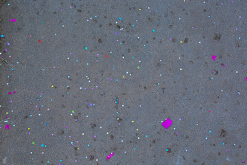 Confetti on Sidewalk 2