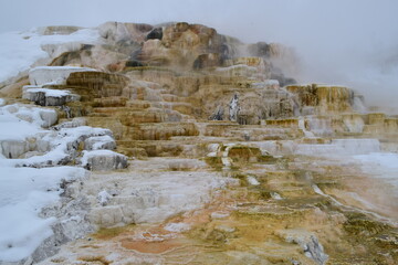 Hot springs and formations