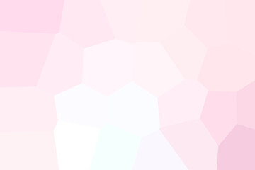 White and pink pastel low poly rock texture pattern background.