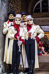 Obraz premium Masken spiel in Venedig