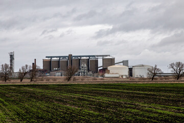 Sugar beet factory in the fens, biggest in the world.