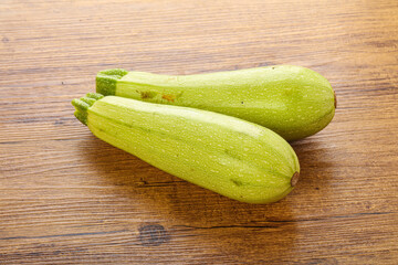 Two Young zucchini for cooking