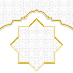 Islamic Backgroun with Pattern