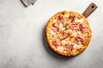 Bacon Pizza Carbonara