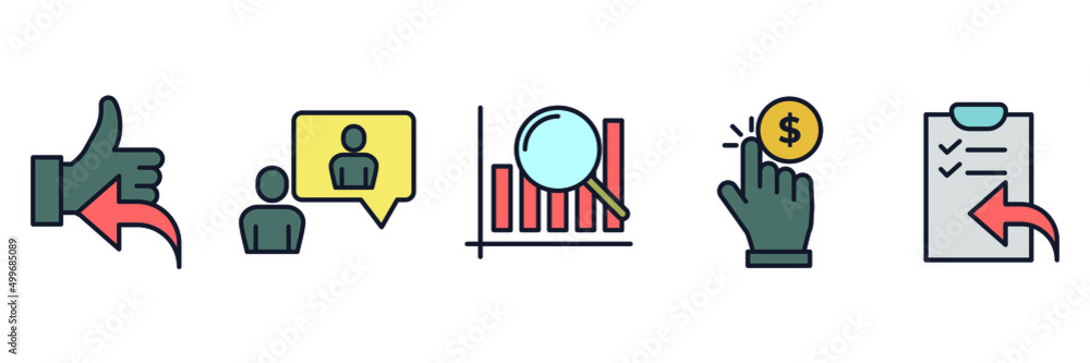 Aufkleber search engine optimization. seo set icon symbol template for graphic and web design collection logo 