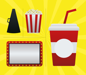 movie and cinema set