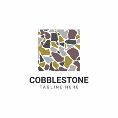 cobblestones logo icon illustration vector graphic