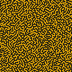 Abstract yellow and gray seamless Turing pattern. Vector illustration. Trendy design element for backdrop, web, posters, textile