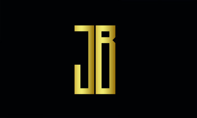 initials alphabet logo icon vector JB BJ