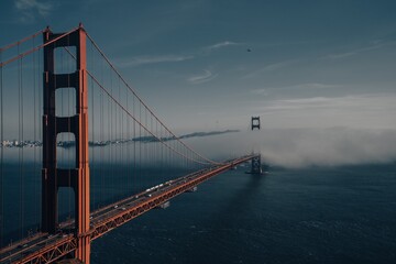 Beautyful view on the Golden Gate Bridge 