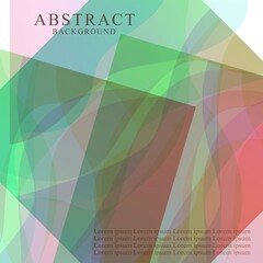 Template abstract background soft color vector image