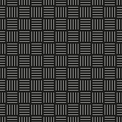 Seamless abstract geometric crosshatch pattern - 499692687