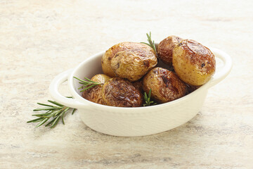 Roasted baby potato with rosemary