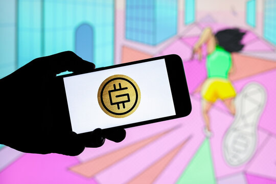 STEPN (GMT) editorial. Illustrative photo for news about STEPN (GMT) - a cryptocurrency