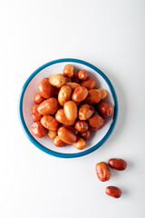 Olive fruit oleaster, igde tree fruit, a valuable fruit for human health, igde fruit.