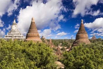 Tuinposter Pagodas in Bagan © Fyle