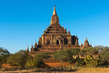 Stof per meter Sulamani Temple in Bagan in Myanmar © Fyle